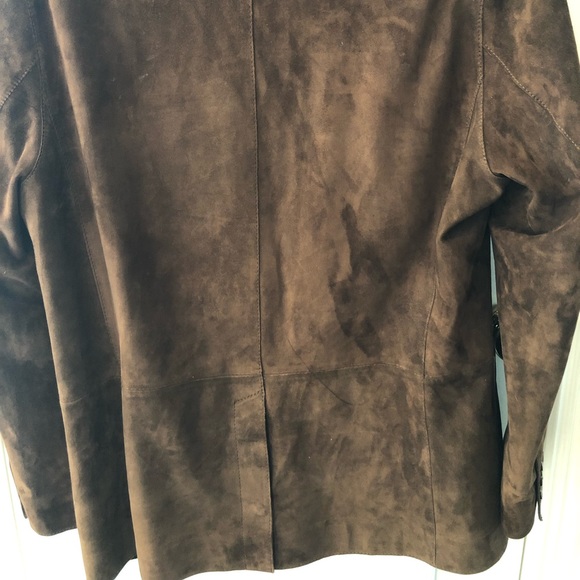 Solsona brown suede sports jacket. US 44 regular - Picture 8 of 8